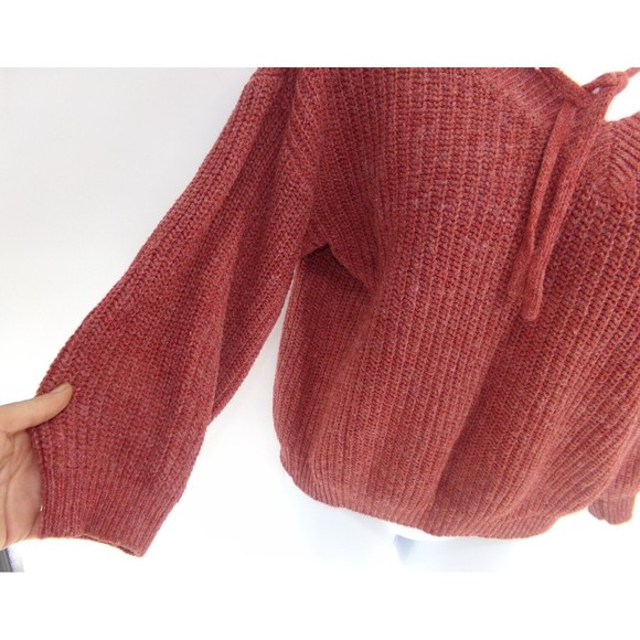 ZAFUL Women's V-Neck Boho Pullover Knitted Sweater size M Alpaca blend - Picture 2 of 7